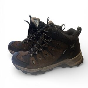 Eddie Bauer Dark Brown Maple Ridge Outdoor Waterproof Hiking Boots Size 8 NWOT